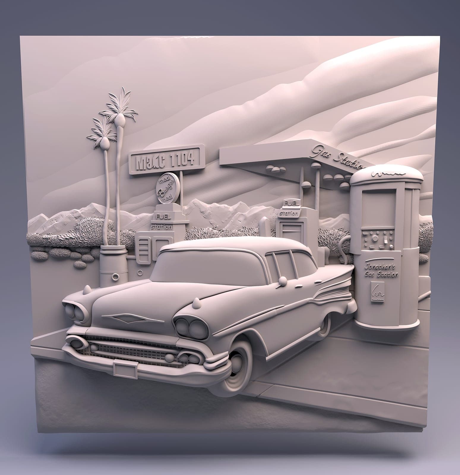 Old Car Scene